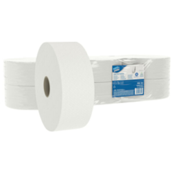 Clean and Clever - PRO102 Topa Jumbo hochweiß 2lg 6Rll à 360m Toilettenpapier Recycling