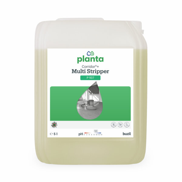 Buzil - P937 Planta Corridor + Multi Stripper Ökologischer Universalgrundreiniger 5l