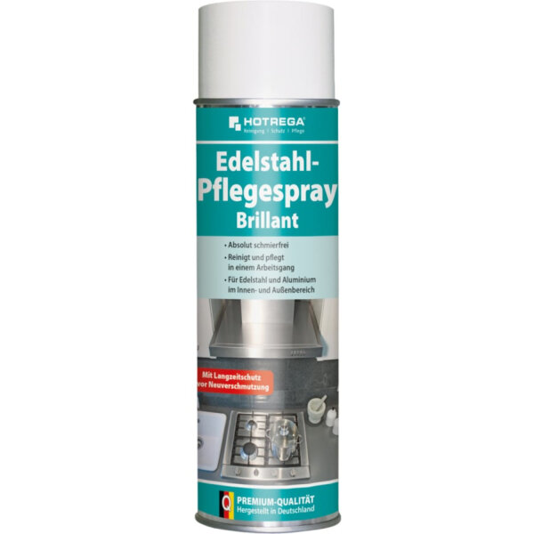 Hotrega - Edelstahl-Pflegespray Brillant – 500 ml - Dose