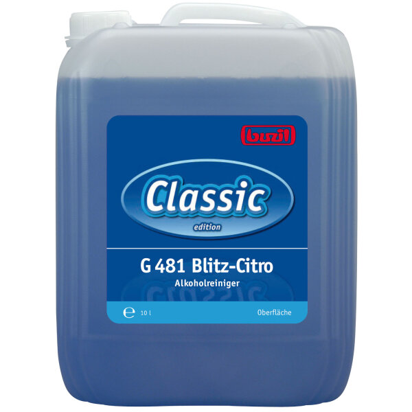 Buzil - G481 Blitz Citro Alkoholreiniger 10l