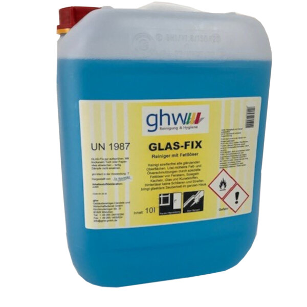 GHW - Glas-Fix Glasreiniger mit Alkohol 10l
