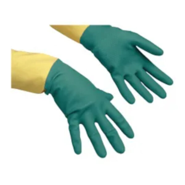 Vileda - Latex-/Neoprenhandschuh HeavyWeight grün Gr.S (50), 1 Paar