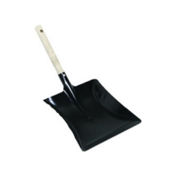 Nölle - Blechkehrschaufel Metall schwarz lackiert