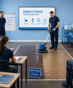 Praktiker-Tagesseminar - Fachgerechte Reinigung und Pflege von Parkett - Nr. 2026/12<br>Termin: 23.06.2026